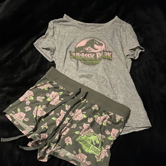 Loot Crate Esclusiva – Pigiama Pantalone Lungo Jurassic World Per Uomo, 100% Cotone